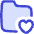 Folder Favorite Heart Icon from Flex Duo Set