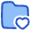 Folder Favorite Heart Icon from Plump Duo Set