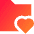 Folder Favorite Heart Icon from Sharp Gradient Set
