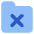 Folder Remove Icon from Core Flat Set