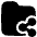 Folder Share Icon from Plump Solid Set