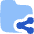 Folder Share Icon from Flex Flat Set