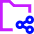 Folder Share Icon from Sharp Neon Set