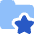 Folder Star Favorite Icon from Core Flat Set