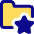 Folder Star Favorite Icon from Core Pop Set