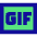 Gif Format Icon from Sharp Pop Set