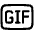 Gif Format icon - Free transparent PNG, SVG. No sign up needed.