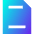 Header Footer Icon from Sharp Gradient Set