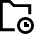 History Backup Folder Icon from Sharp Line Set