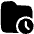 History Backup Folder Icon from Plump Solid Set