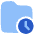 History Backup Folder Icon from Plump Flat Set
