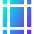 Margins Icon from Sharp Gradient Set