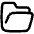Open Folder Icon from Flex Line Set
