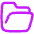 Open Folder Icon from Flex Neon Set