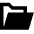 Open Folder Icon from Sharp Remix Set