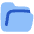Open Folder Icon from Plump Flat Set