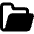 Open Folder Icon from Core Remix Set