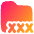 Porn Folder Icon from Plump Gradient Set