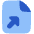 Share Send File Icon from Plump Flat Set