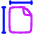Size Icon from Plump Neon Set