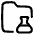 Test Folder Icon from Plump Line Set