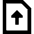 Upload File Icon from Sharp Remix Set
