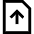 Upload File Icon from Sharp Line Set