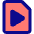 Video File Play Icon from Core Pop Set