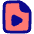 Video File Play Icon from Plump Pop Set