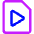 Video File Play Icon from Core Neon Set