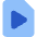 Video File Play Icon from Core Flat Set