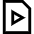 Video File Play Icon from Sharp Line Set