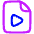 Video File Play Icon from Plump Neon Set
