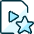 Video File Star Icon from Ultimate Duotone - Free Set