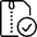 Zip File Check Icon from Ultimate Light - Free Set