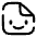 File Smile Icon from Solar Broken Set