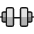 Fitness Weights icon - Free transparent PNG, SVG. No sign up needed.