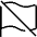 Unflag Icon from Ultimate Light Set