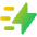 Flash Fast Speed Icon from Core Gradient Set