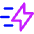 Flash Fast Speed Icon from Core Neon Set