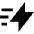 Flash Fast Speed Icon from Sharp Solid Set
