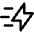 Flash Fast Speed Icon from Core Line Set