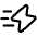 Flash Fast Speed Icon from Plump Line Set