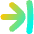 Line Arrow Move Right Large 1 Icon from Flex Gradient Set