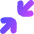 Line Arrow Shrink Diagonal Large 1 Icon from Flex Gradient Set