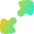 Triangle Arrow Expand Diagonal Large 1 Icon from Flex Gradient Set