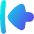 Triangle Arrow Move Left Large 1 Icon from Flex Gradient Set