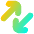 Line Arrow Transfer Diagonal Large 3 Icon from Flex Gradient Set