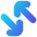 Line Arrow Transfer Diagonal Large 4 Icon from Flex Gradient Set