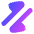 Triangle Arrow Transfer Diagonal Large 1 Icon from Flex Gradient Set